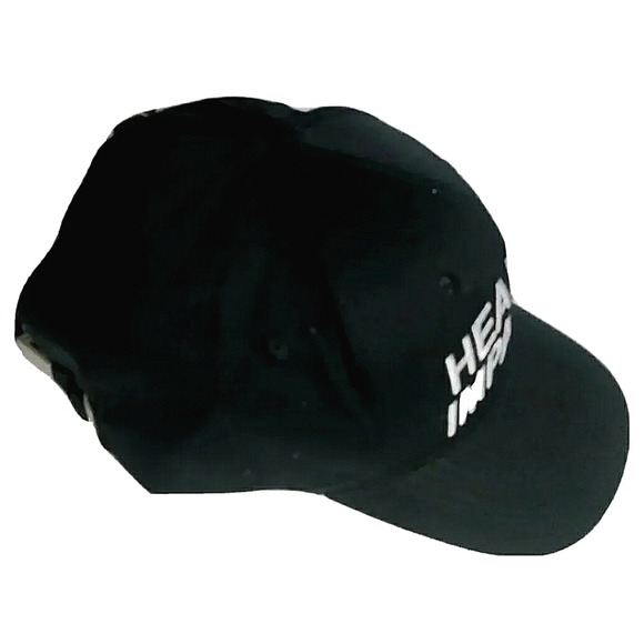 NEW! Hearing Impaired Baseball Cap. Adjustable Slider. Strapback. Black. Unisex - Picture 4 of 7